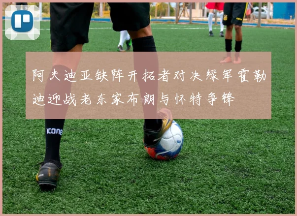 阿夫迪亚缺阵开拓者对决绿军霍勒迪迎战老东家布朗与怀特争锋